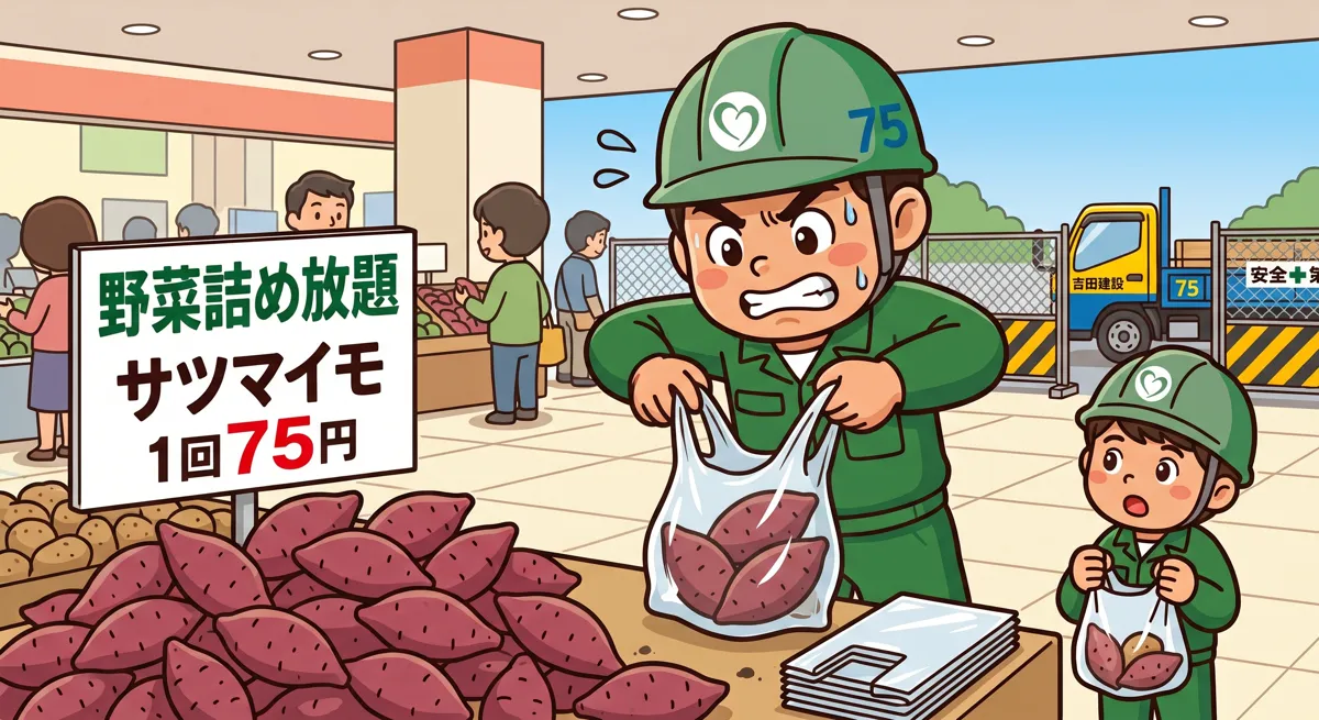 マーケットのイメージイラスト